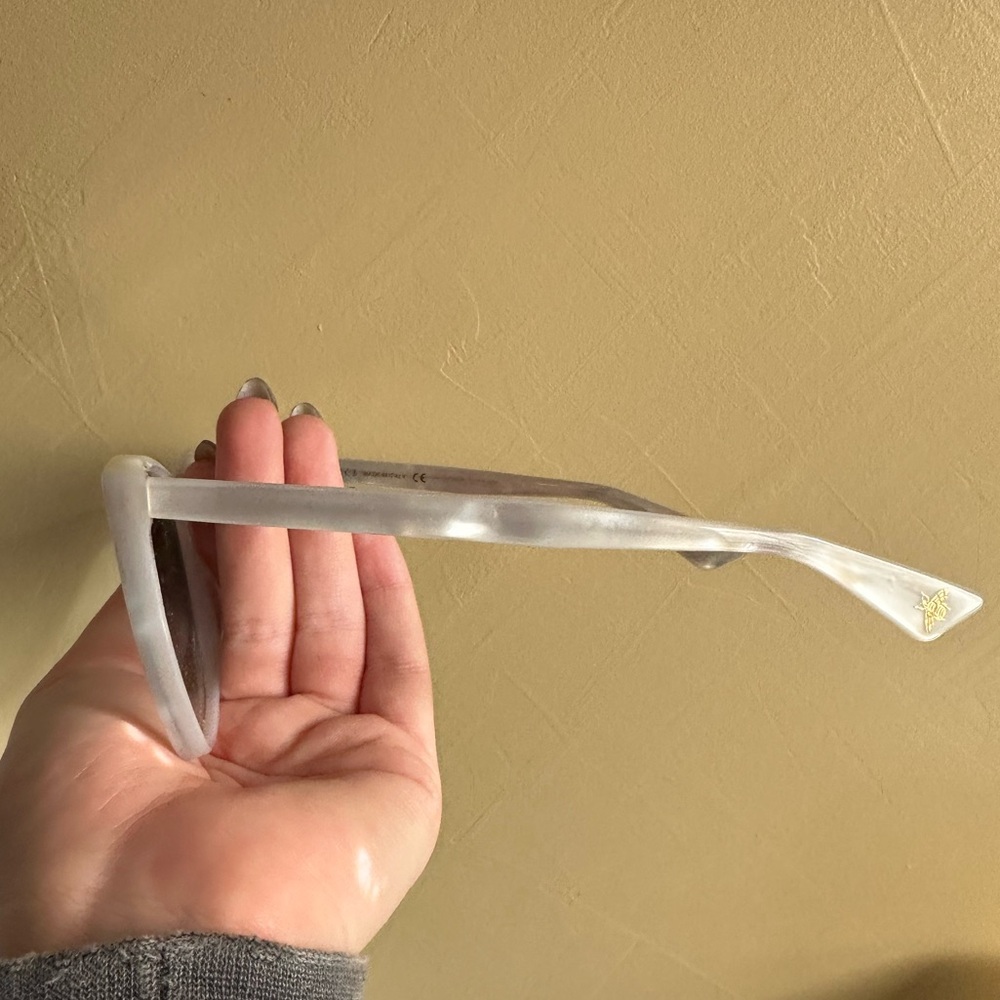 Gucci White Marble Sunglasses - Picture 9 of 14